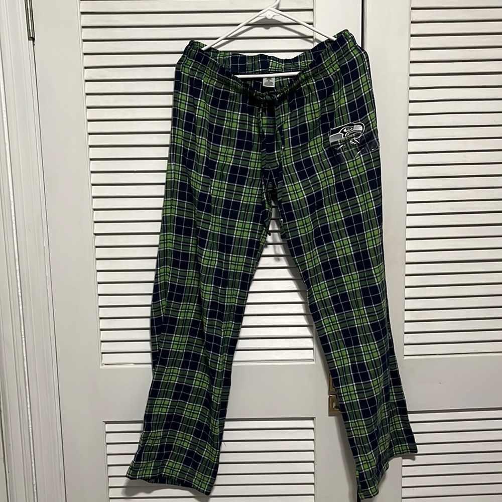 Men’s Seahawks flannel pants